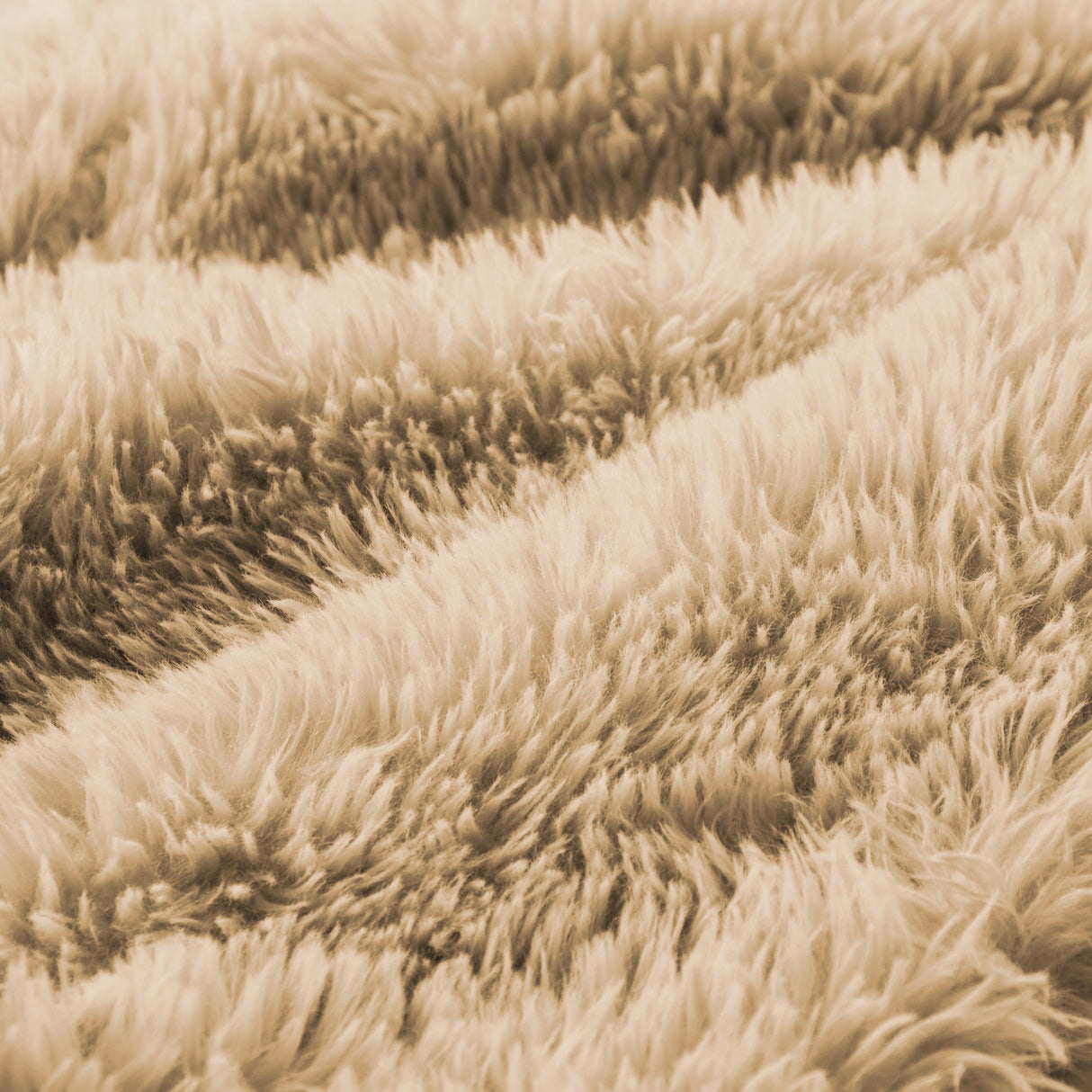 Aviana Ottoman Plush Fabric - Light Khaki