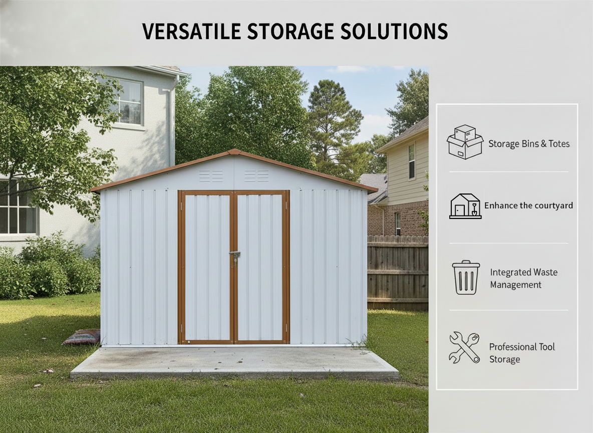 10' x 12' Garden Sheds Outdoor Storage Sheds