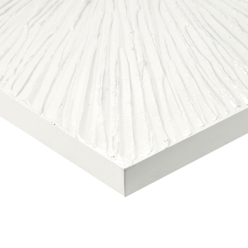 Luminous Burst™ Signature White Gloss Dimensional Resin Wall Art