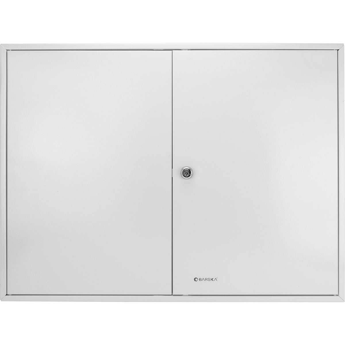 Adjustable Key Cabinet with Lock - Multiple Sizes, Gray or Black