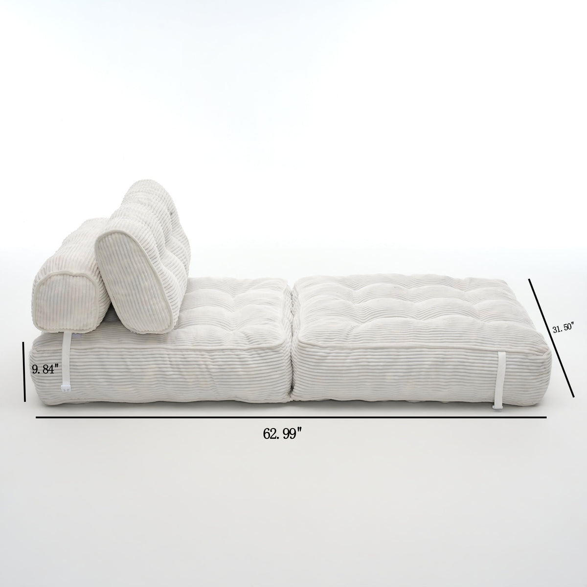 Folding Sofa Bed - Convertible Sleeper Chair with Pillow