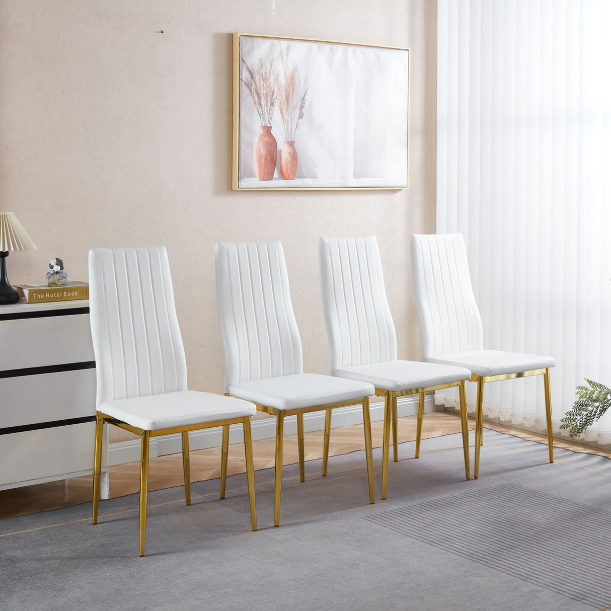 Elegant Legs Dining Chair (Set of 4)