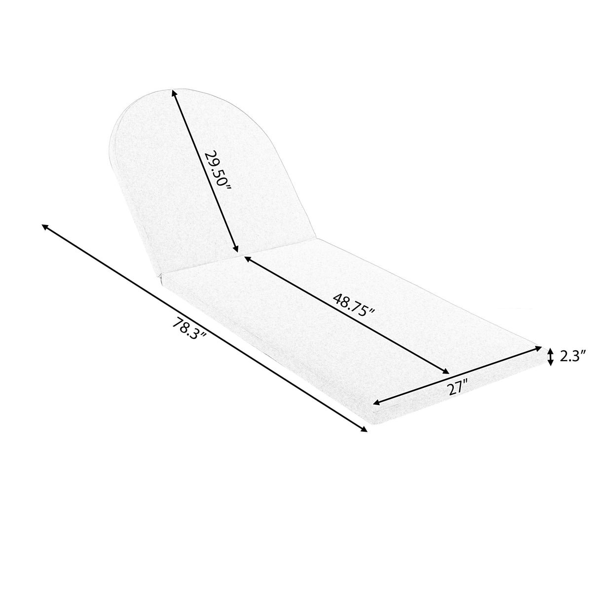 Outdoor Rope Chaise Lounge Set with Adjustable Backrest and Teak Look Side Table