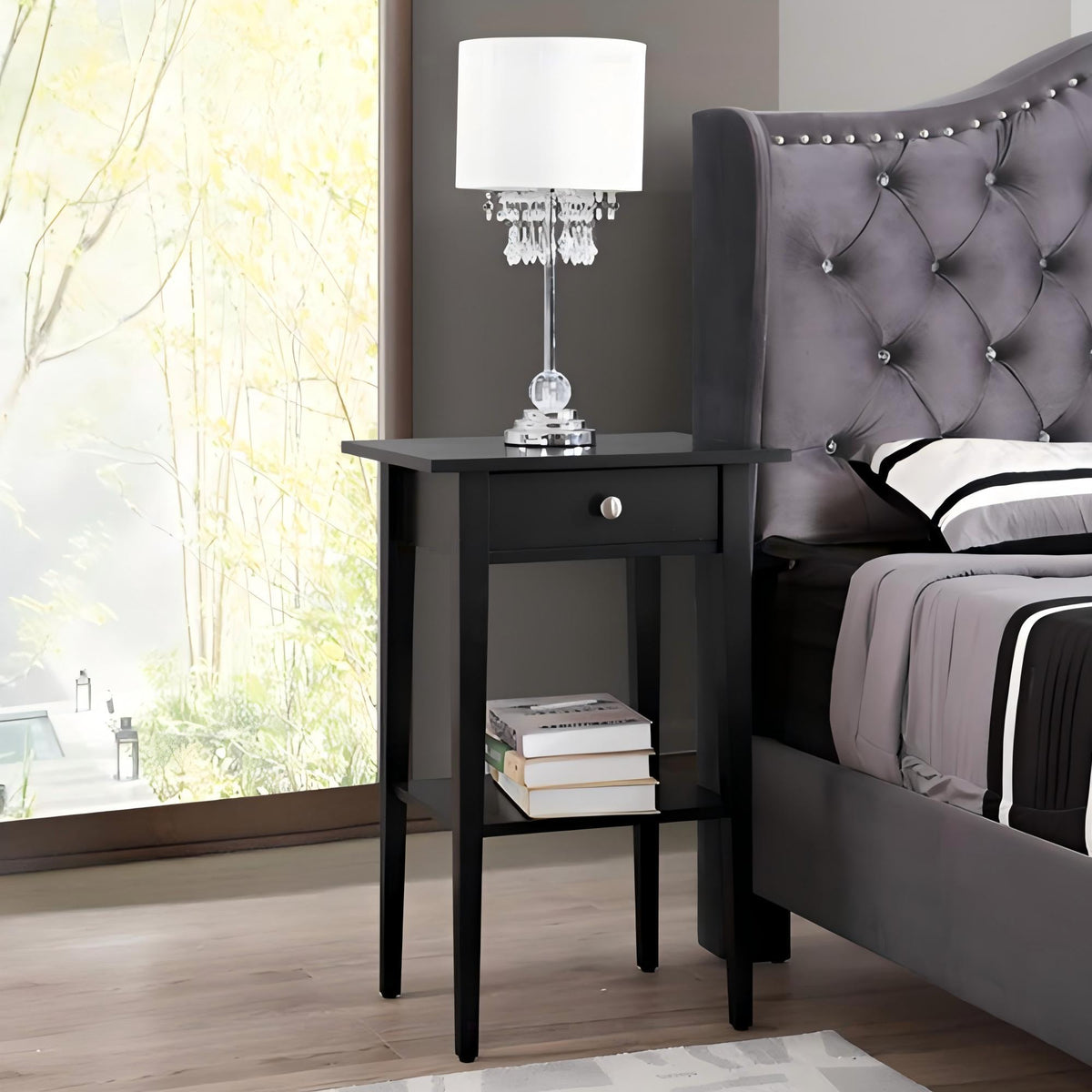 High Quality Wood Nightstand