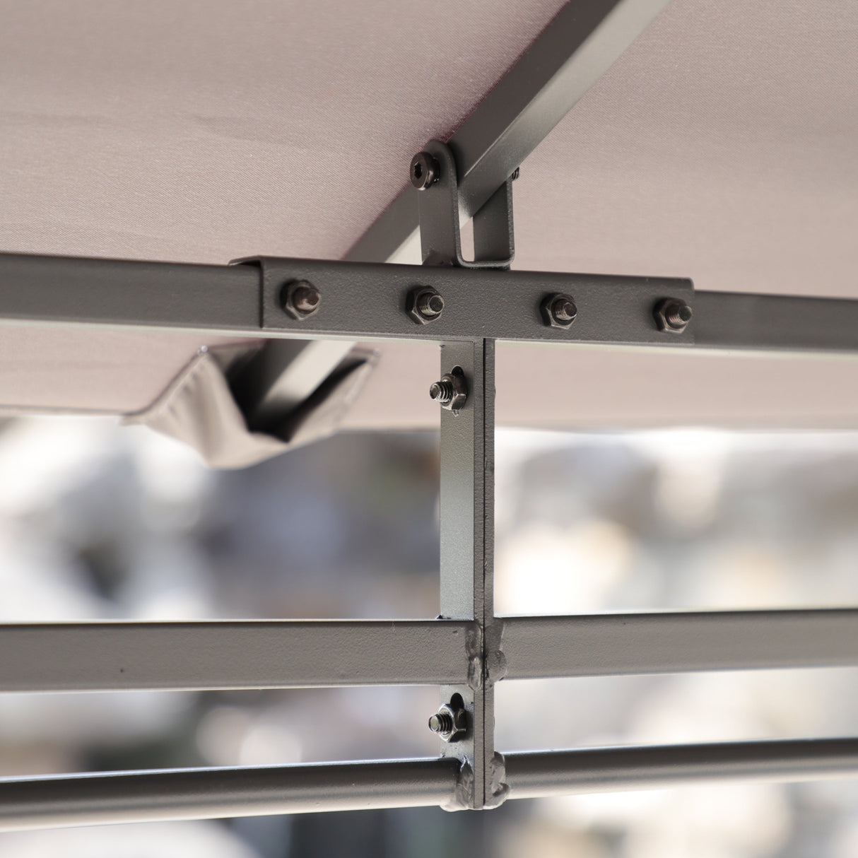 13x10 ft Outdoor Patio Gazebo Canopy Tent with Ventilated Double Roof and Side Wall