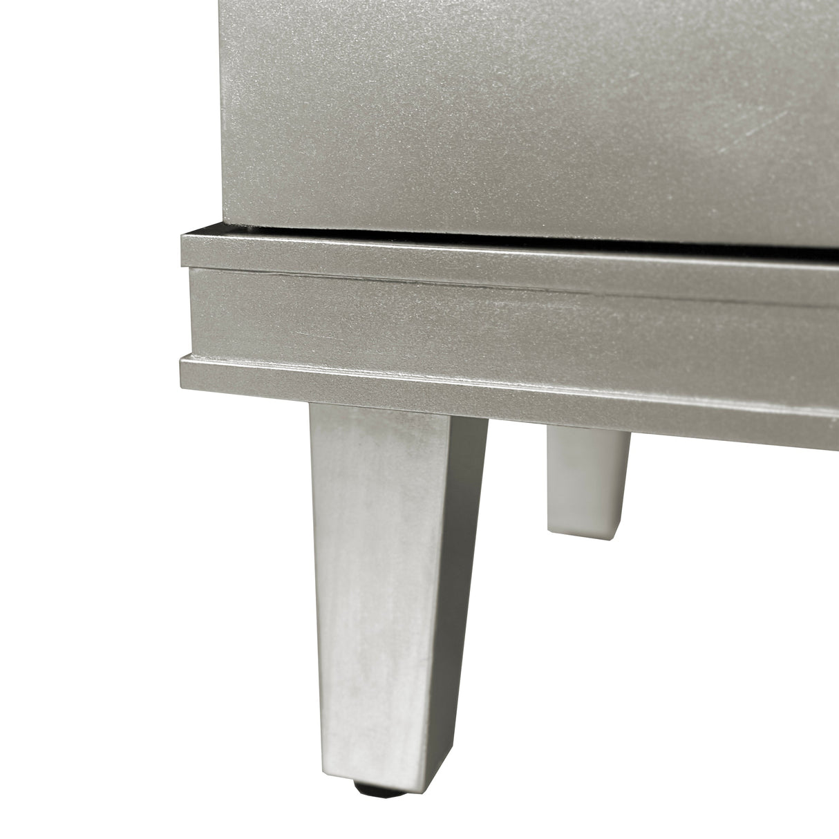 Champagne 4-Door Cabinet with Adjustable Shelves