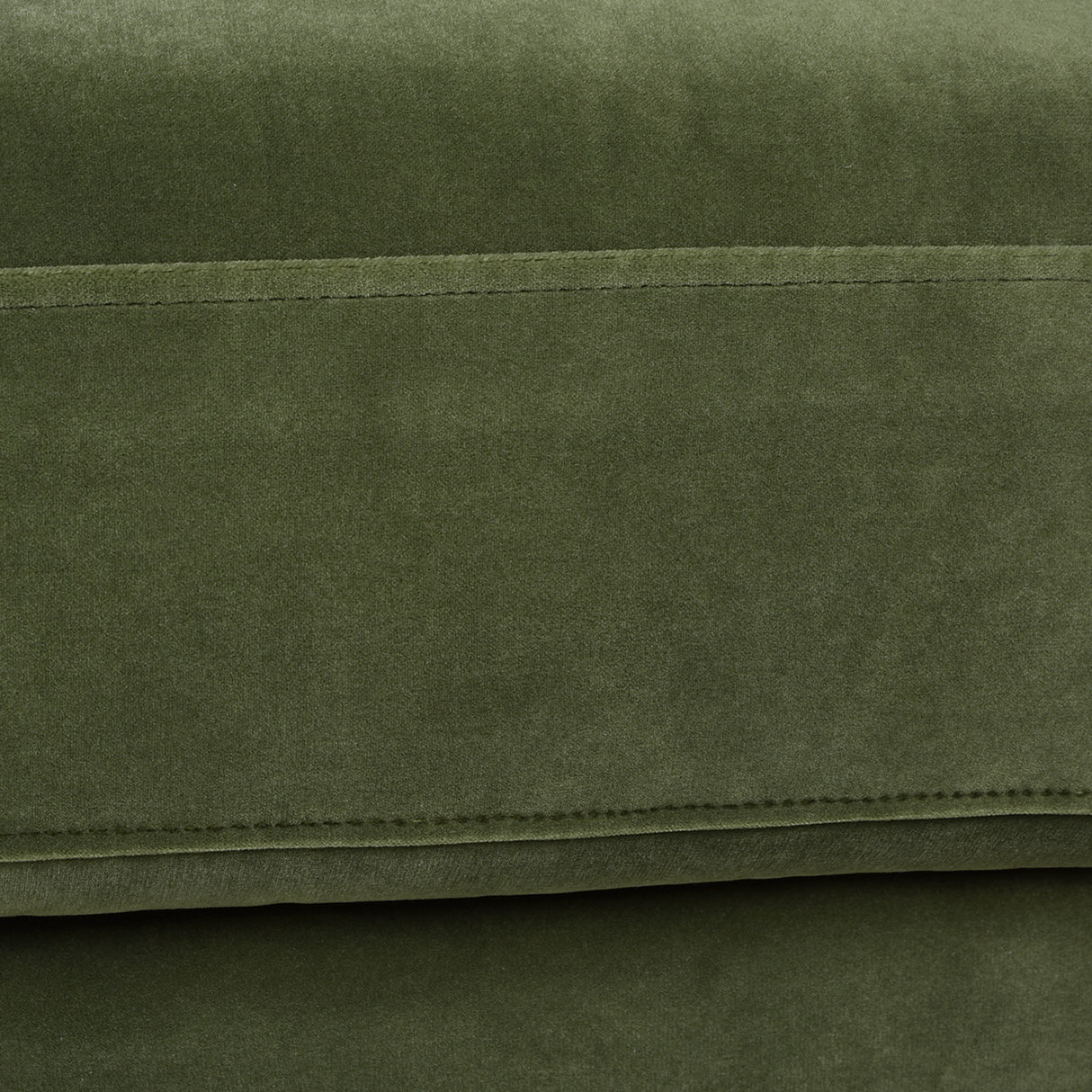 Alana lawson three-cushion tightback sofa, olive green performance velvet