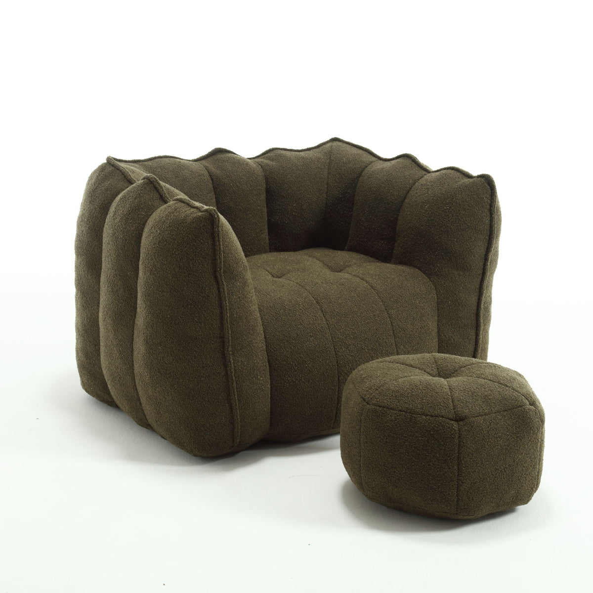 Soft Bean Bag Chair With High Resilient Foam