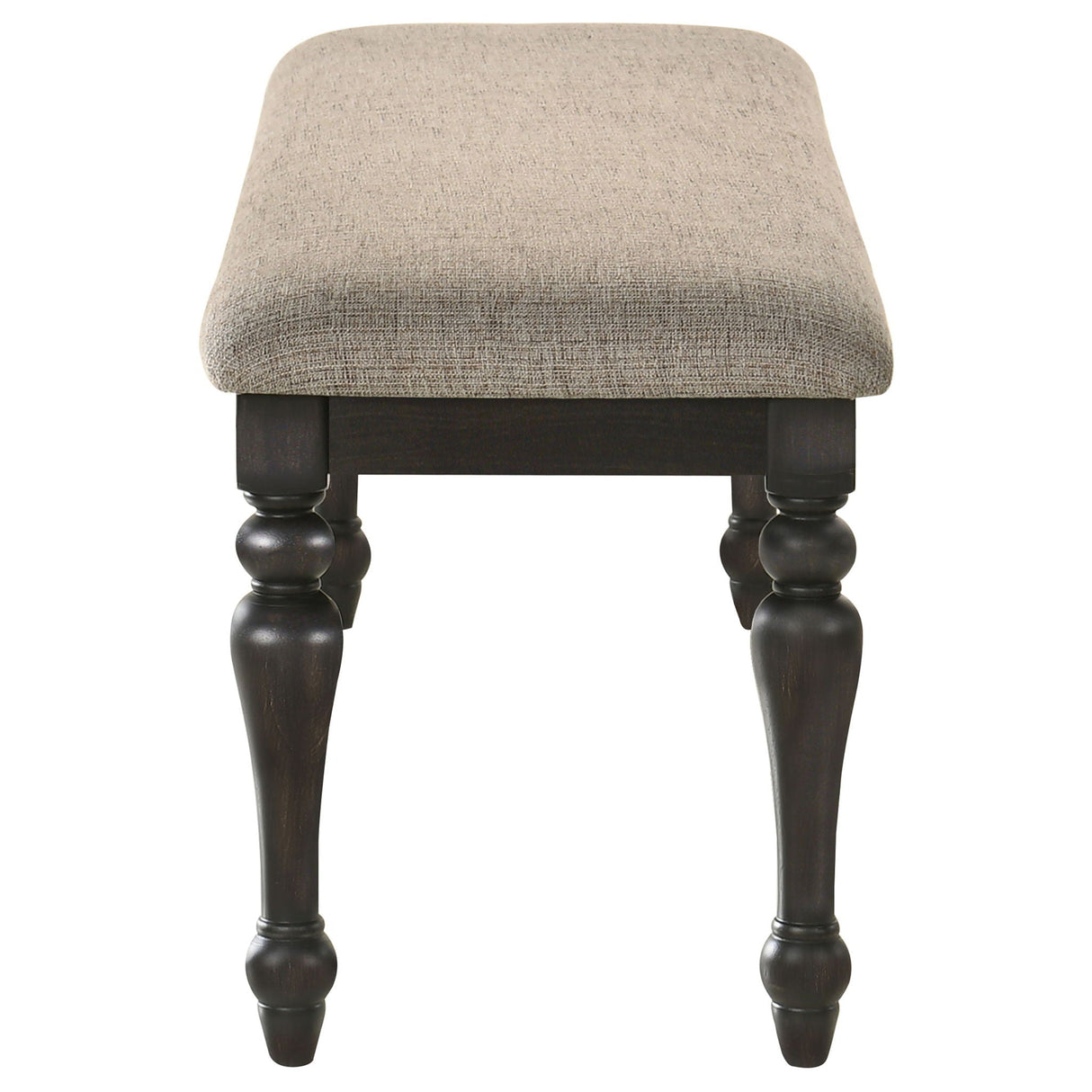 Kavita - Upholstered Dining Bench - Charcoal