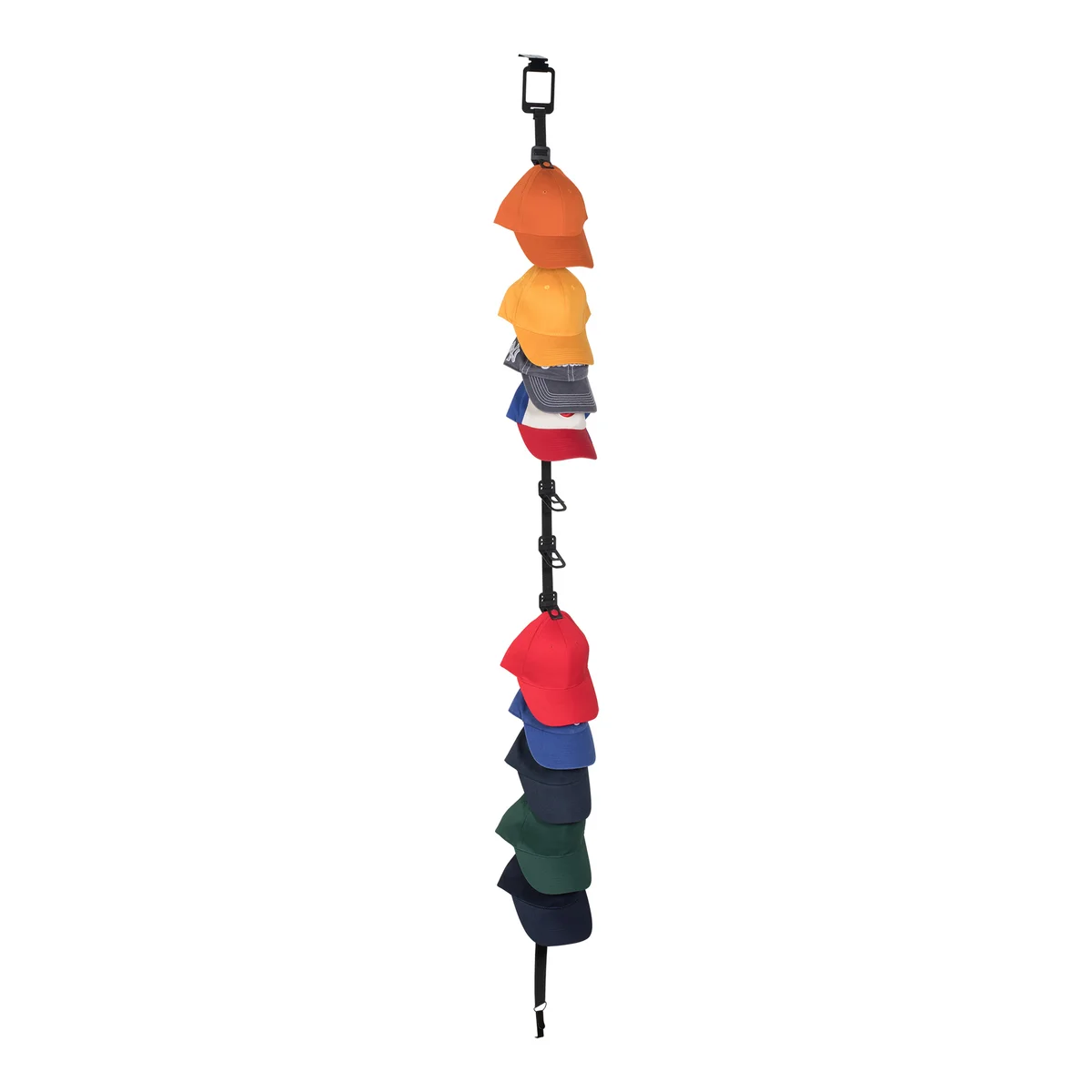 Hanging Cap Organizer For Up To 15 Caps