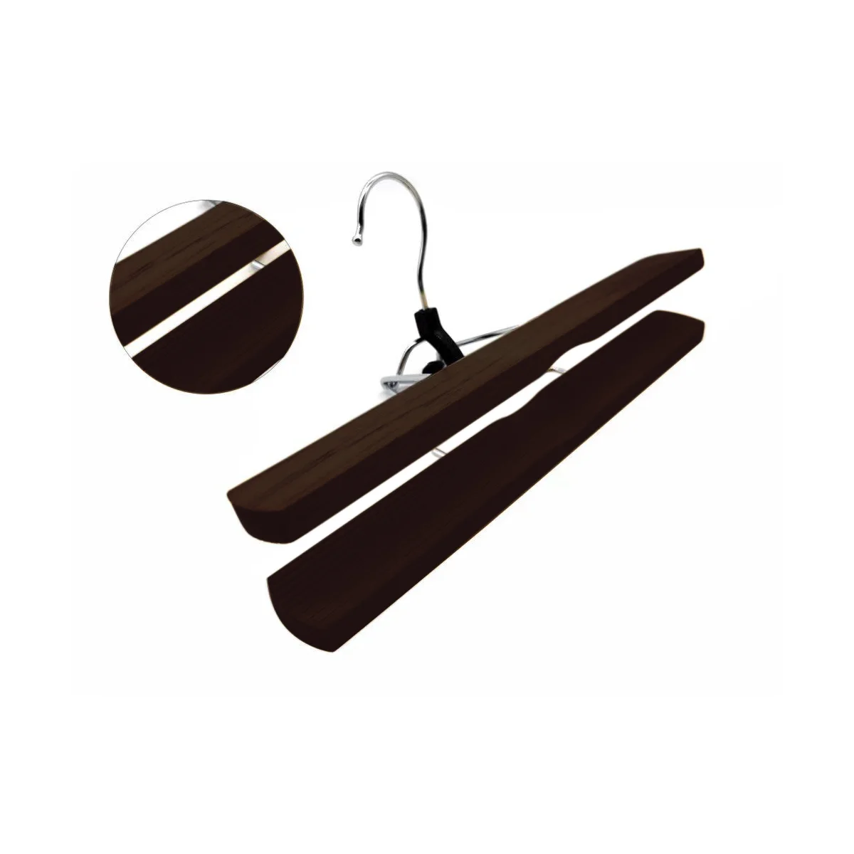 Set of 6 Trouser Clamp Hangers