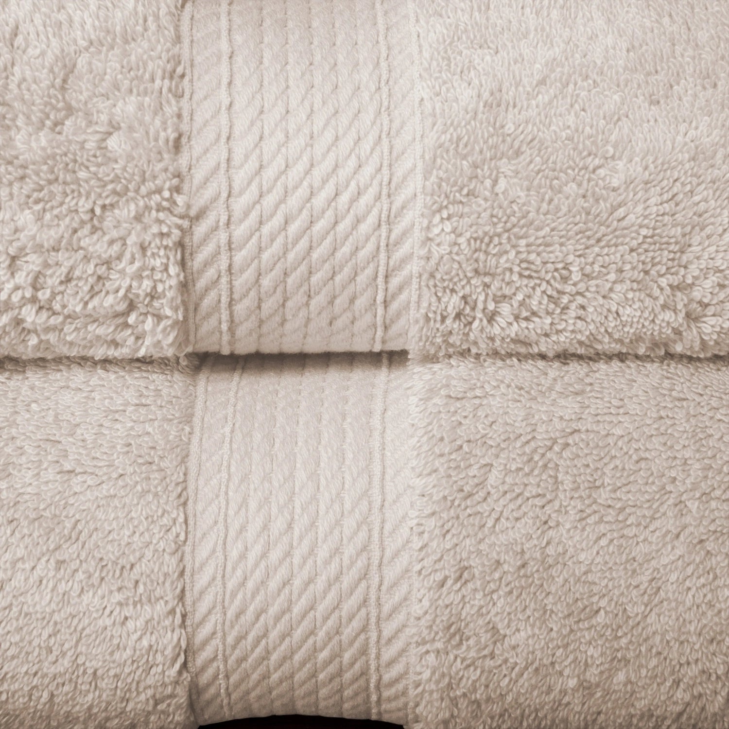 Madison Egyptian Cotton Plush Heavyweight 6 Piece Towel Set - Egyptian Cotton Towel Set by Superior Brand