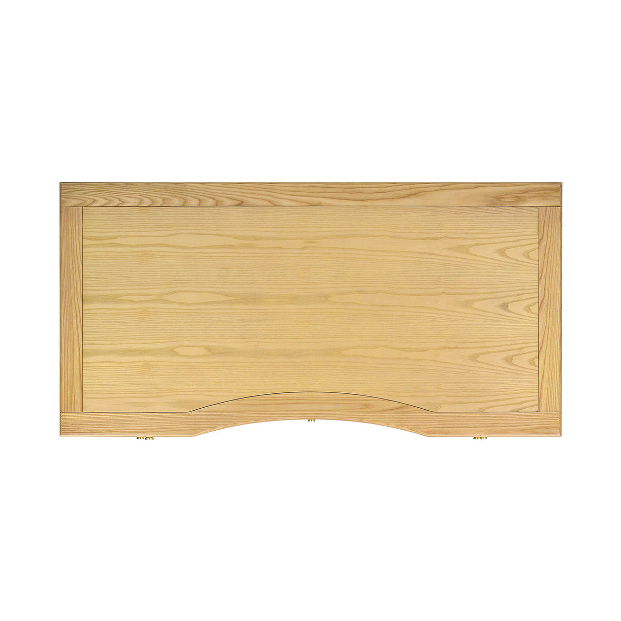 Dauphin Gold Accent 5-Drawer Wood Executive Desk