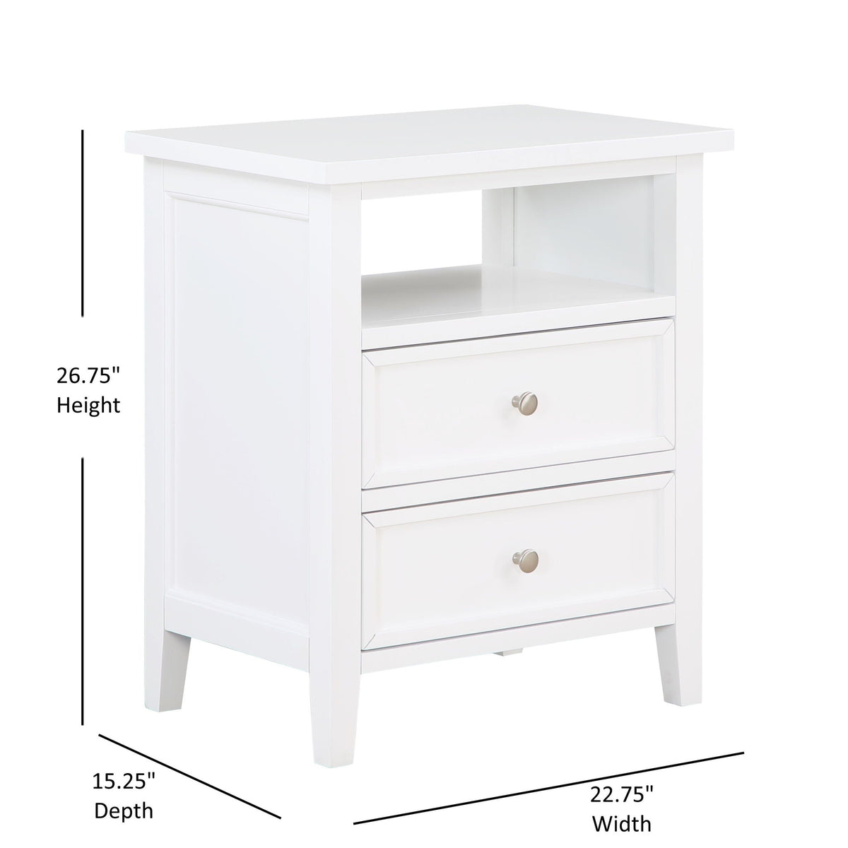 Weston - 2 Drawer Nightstand