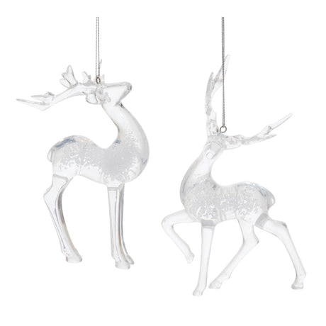 Clear-Bubbled-Deer-Ornament-(Set-of-6)-Christmas-Ornaments
