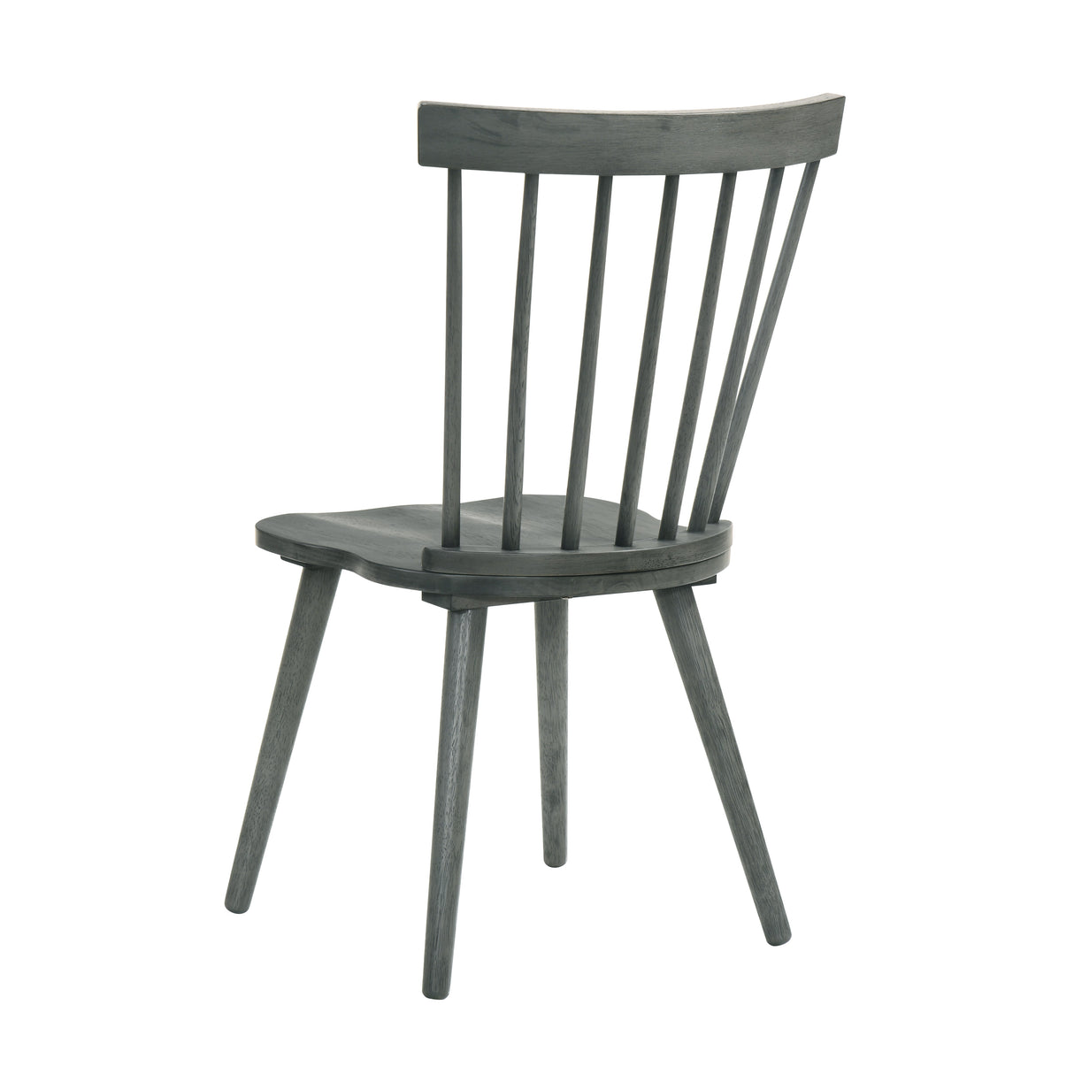 Modern Farmhouse Spindle Back Dining Chairs, Set of 2