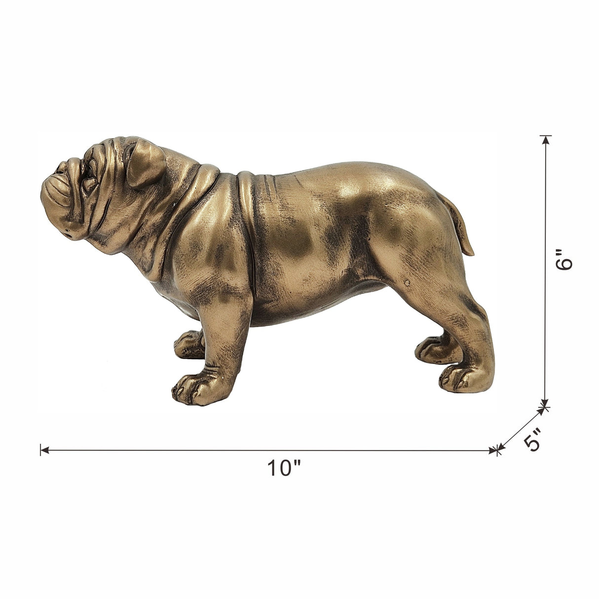 Vintage Lifelike French Bulldog Figurine