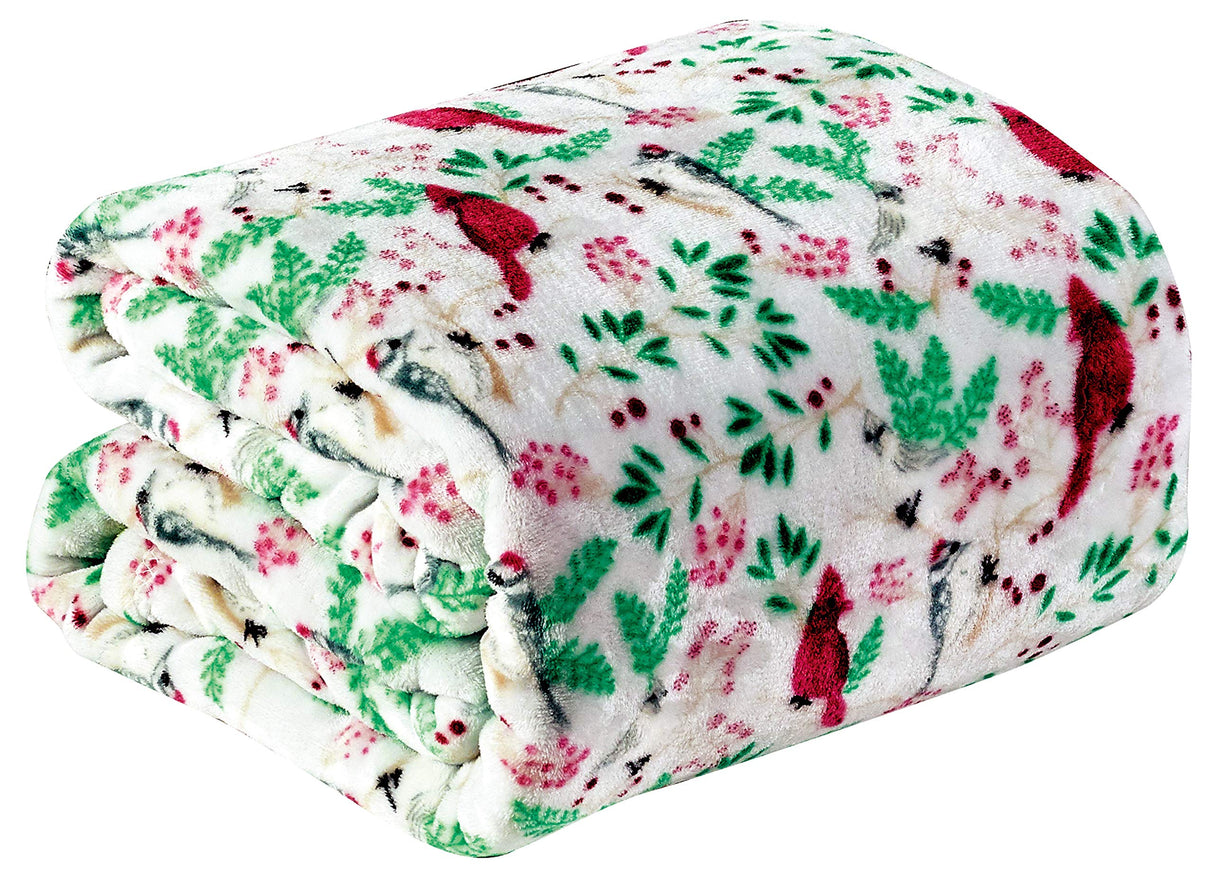 Faith, Hope, Love Home Decor Autumn Harvest Fall Collection Festive And Cuddly Holiday Microplush Throw Blanket