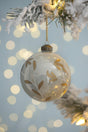 White-and-Gold-Christmas-Ball-Ornaments,-Set-of-4-Christmas-Ornaments