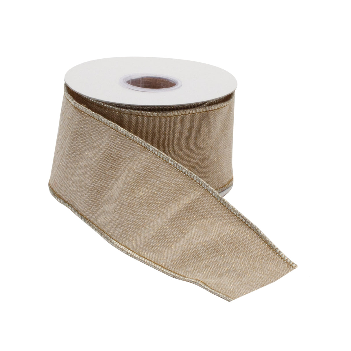 Beige Holiday Ribbon (Set of 2)