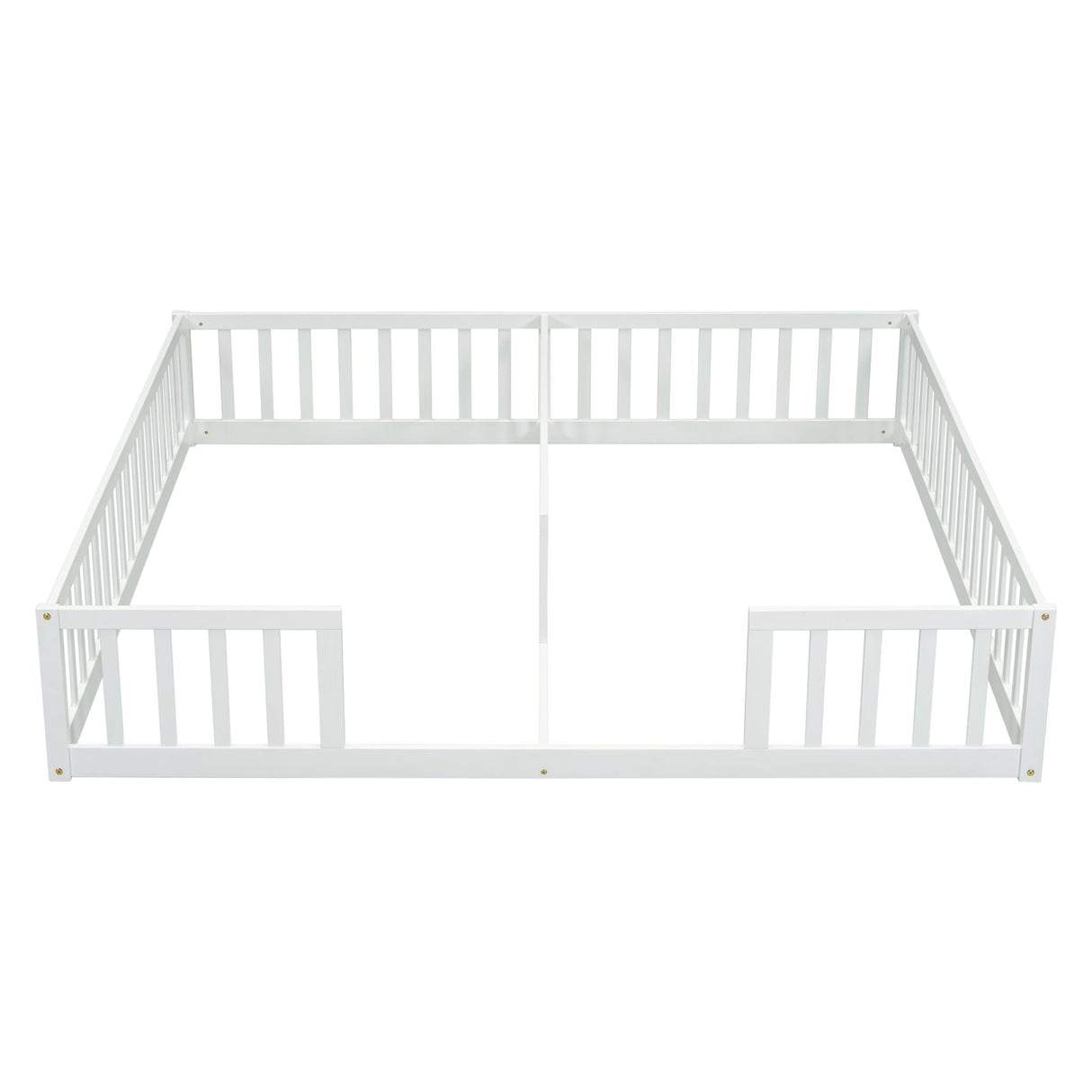 Double Floor Bed With Fence, Guardrails, Without Door