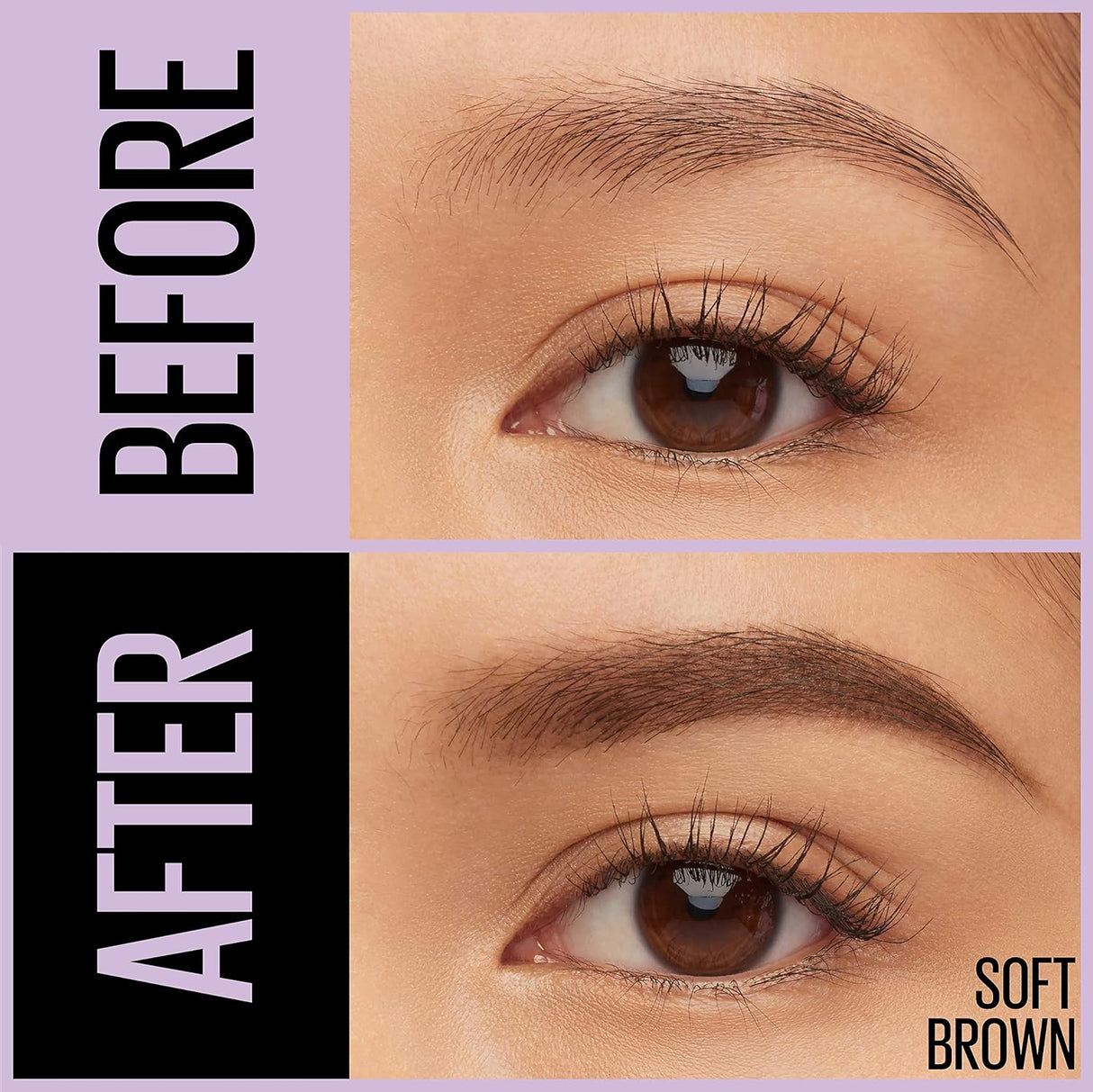 2-PACK – Maybelline Express Brow 2-In-1 Pencil and Powder Eyebrow Makeup, Soft Brown