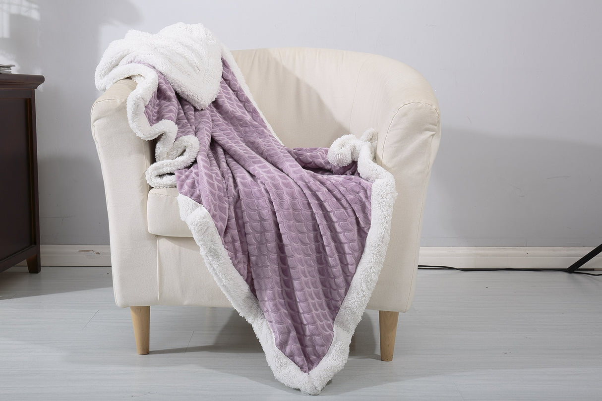 Decor&More Religious 50" x 70" Oversized Super Soft Microplush Throw Blanket