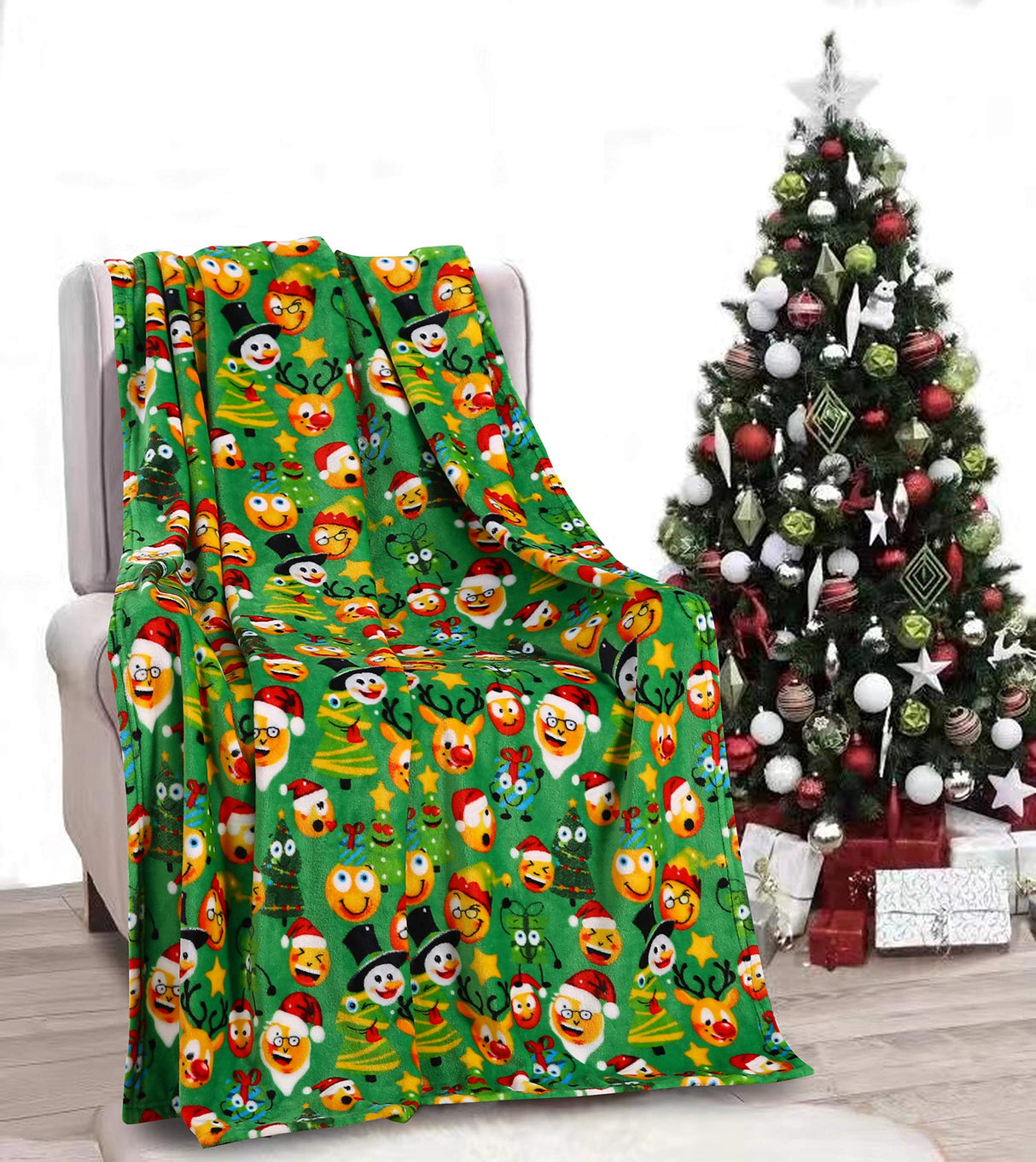 Faith, Hope, Love Home Decor Autumn Harvest Fall Collection Festive And Cuddly Holiday Microplush Throw Blanket