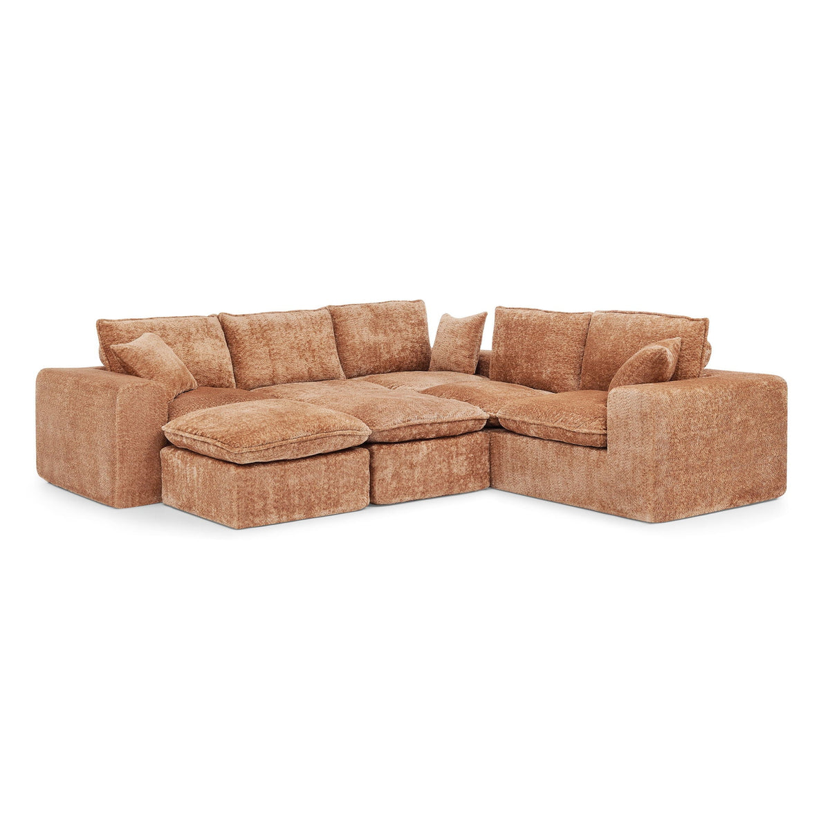 Sectional Sofa With Moveable Ottoman