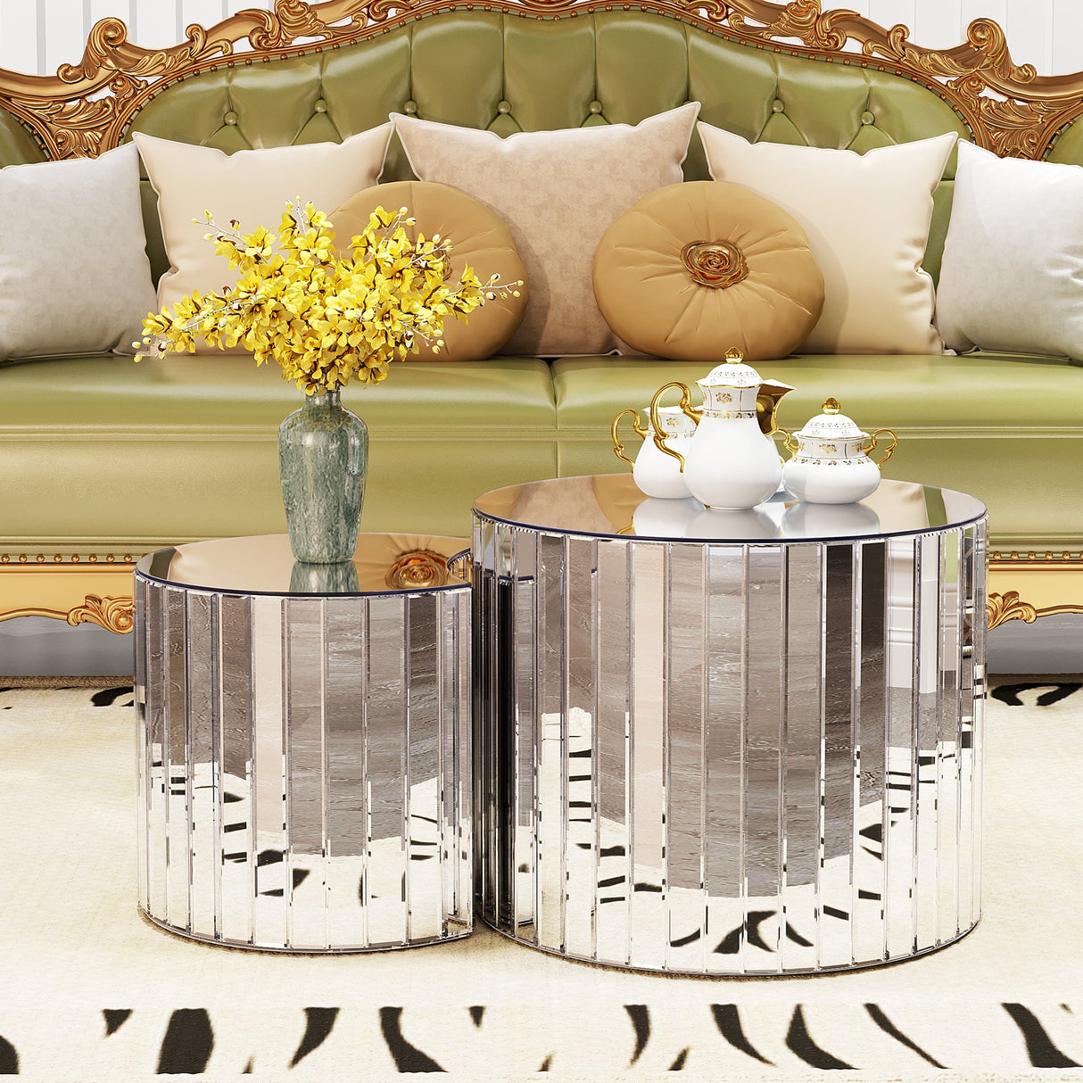 Luxury Mirror Coffee Table