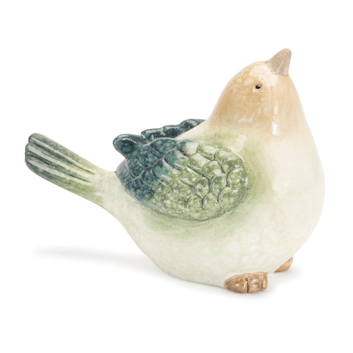 Terra cotta bird figurine (set of 4)