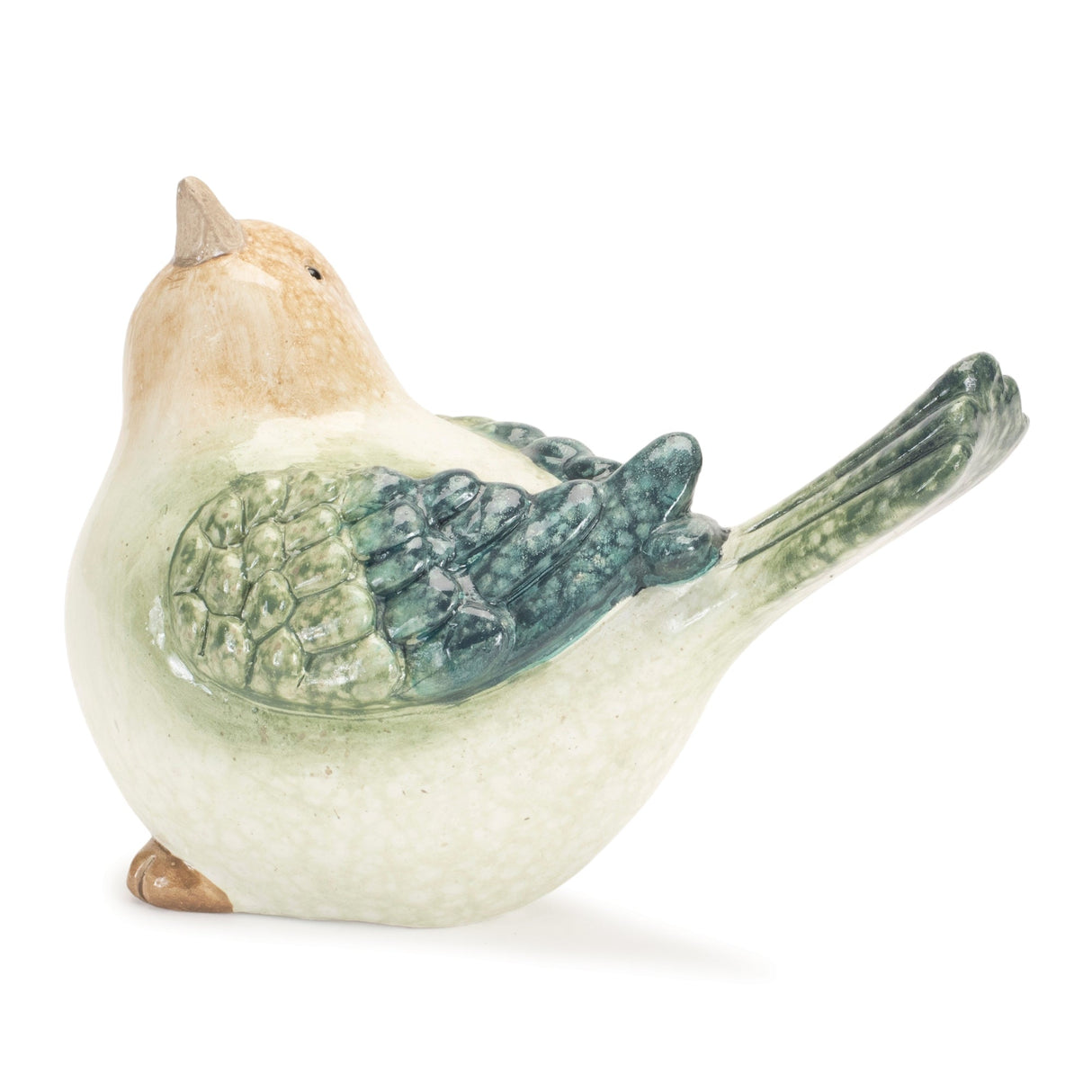 Terra cotta bird figurine (set of 4)