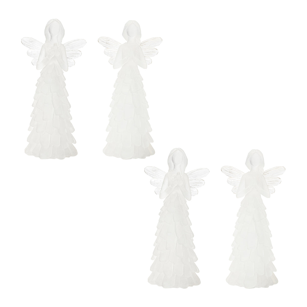 Frosted Angel Figurine (Set of 4)