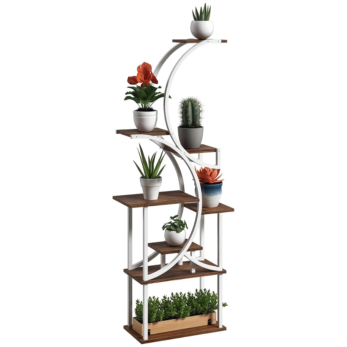Outsunny 8 Tier Plant Stand Indoor