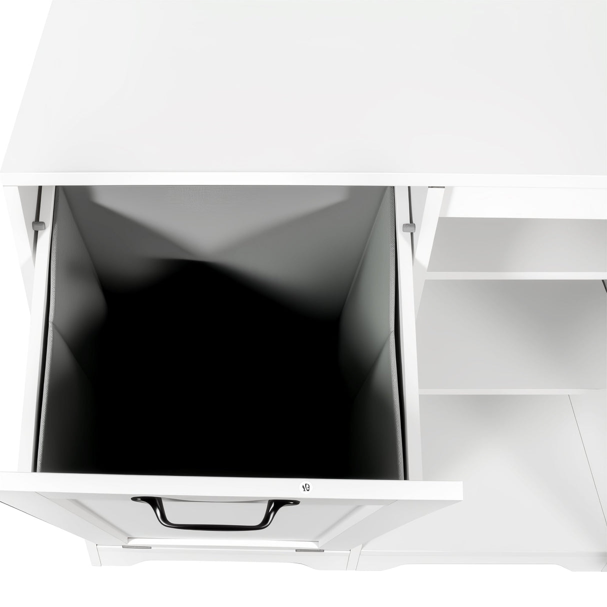 Laundry Cabinet with Tilt-Out Hamper
