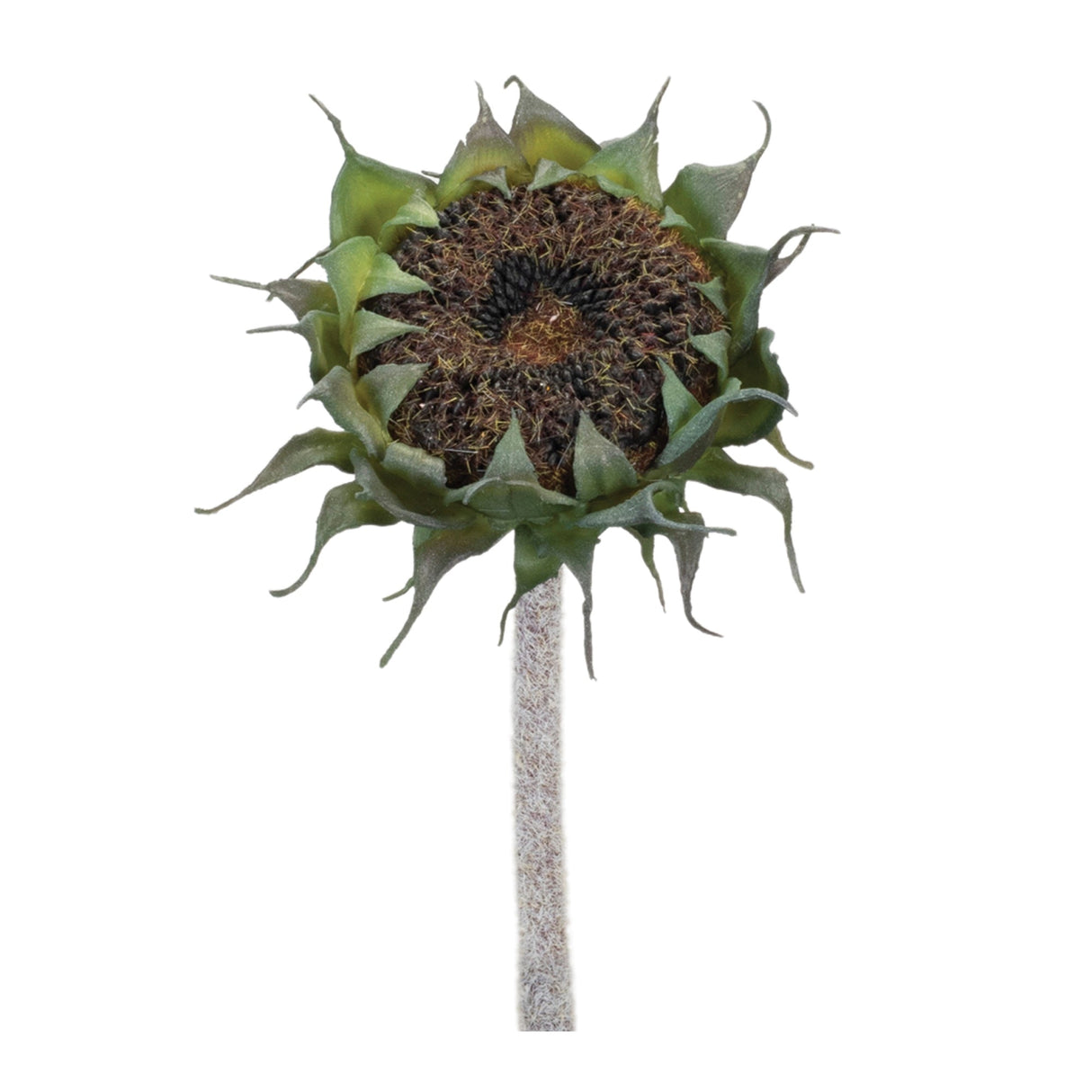 Brown-Sunflower-Stem-(Set-of-6)-Artificial-Flowering-Plants