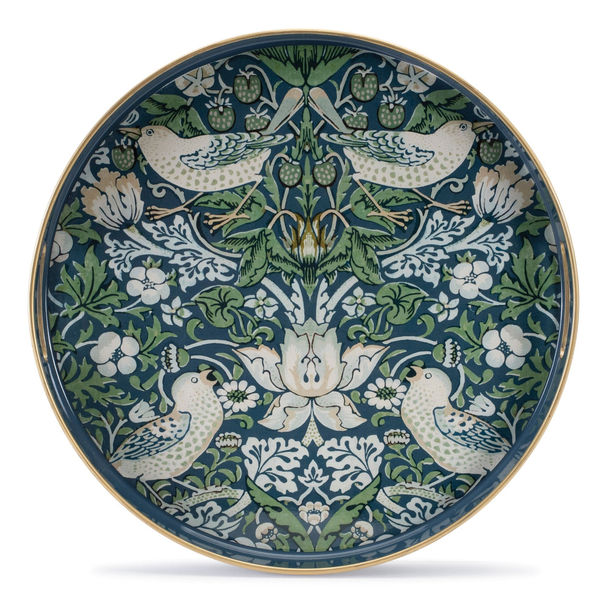 Round William Morris Tray 13.5" Diameter