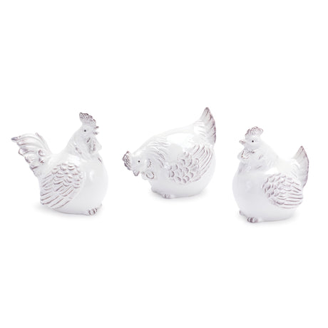 Ceramic-Chicken-Decor-(Set-of-6)-Decorative-Objects