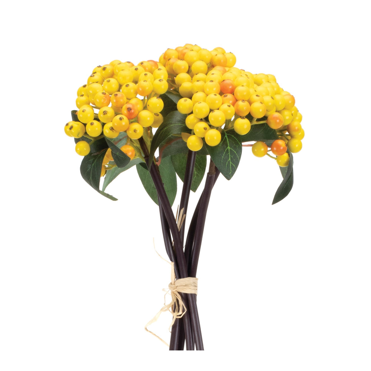 Yellow-berry-bundle-(set-of-2)-Floral-&-Greenery