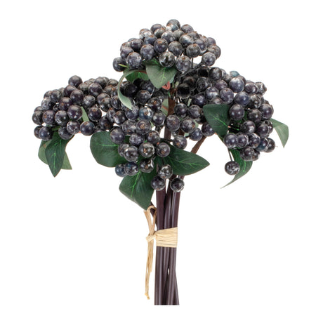 Blue-Berry-Bundle-(Set-of-2)-Artificial-Flowering-Plants