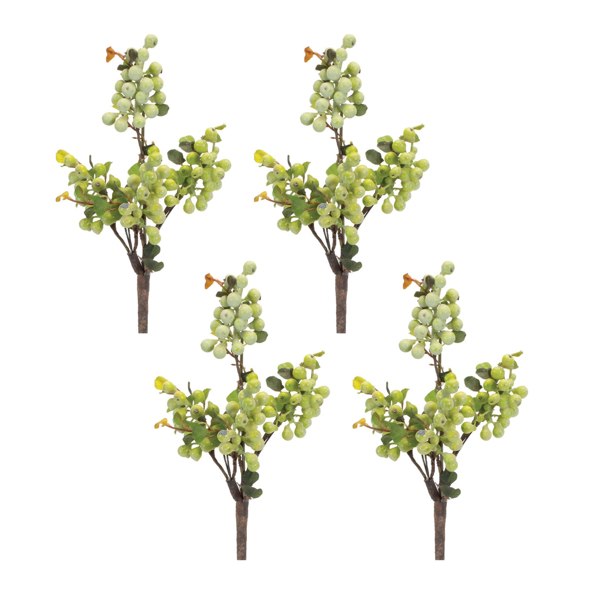 Green Berry Foliage Spray (Set of 4)