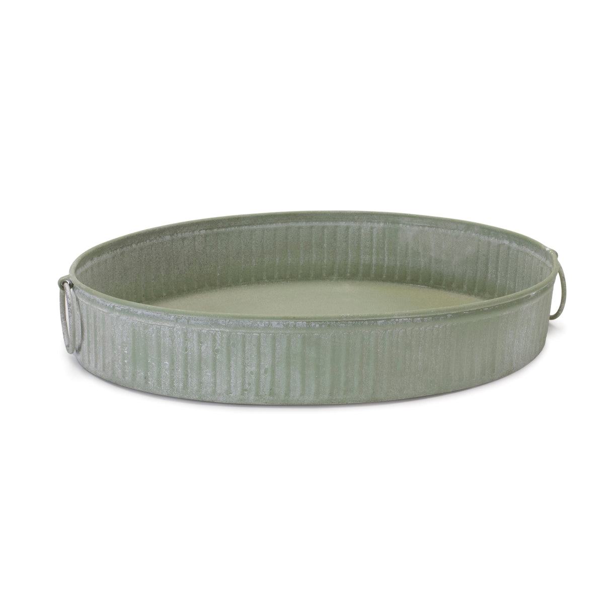 Round Iron Metal Tray (Set of 3)