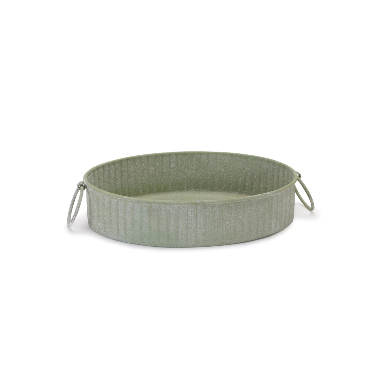 Round Iron Metal Tray (Set of 3)