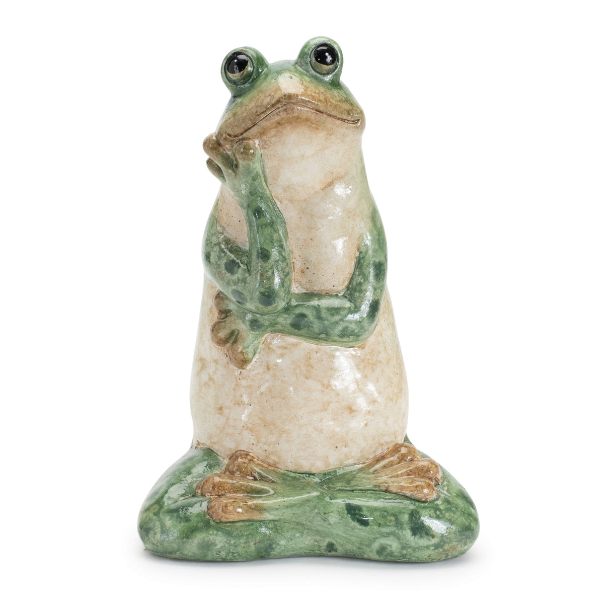 Ceramic Garden Frog Statue (Set of 2)