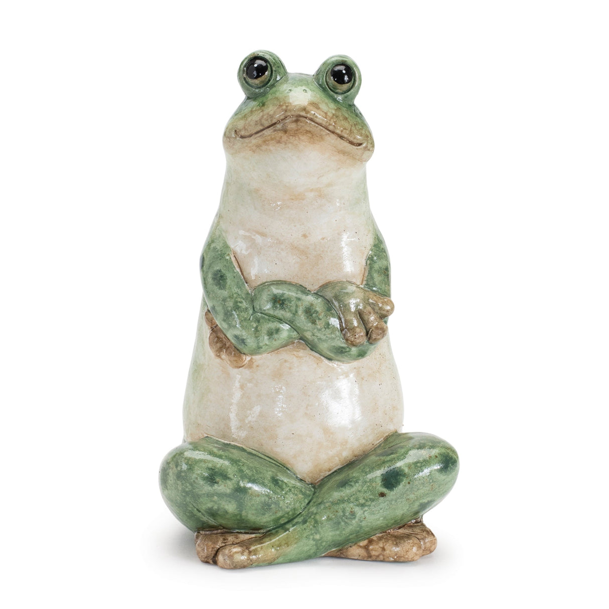 Ceramic Garden Frog Statue (Set of 2)