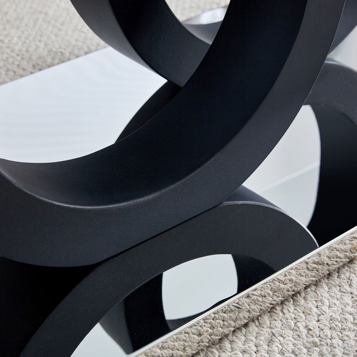 Minimalist Coffee Table - Black