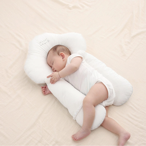 Baby Anti Flat Head Pillow Organic Cotton Infant Sleeping Support Cushion