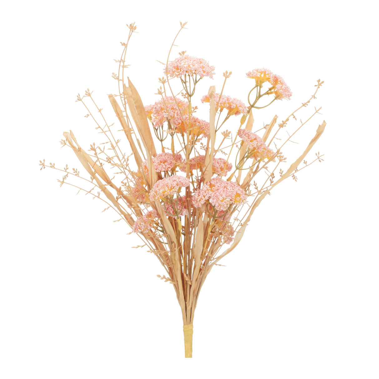 Blush-floral-grass-bush-(set-of-2)-Artificial-Flowering-Plants