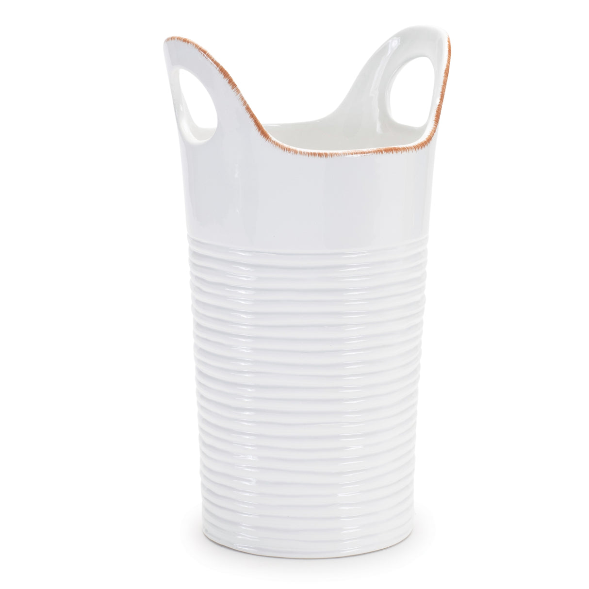 Ceramic-Bucket-Vase-(Set-of-2)-Vases