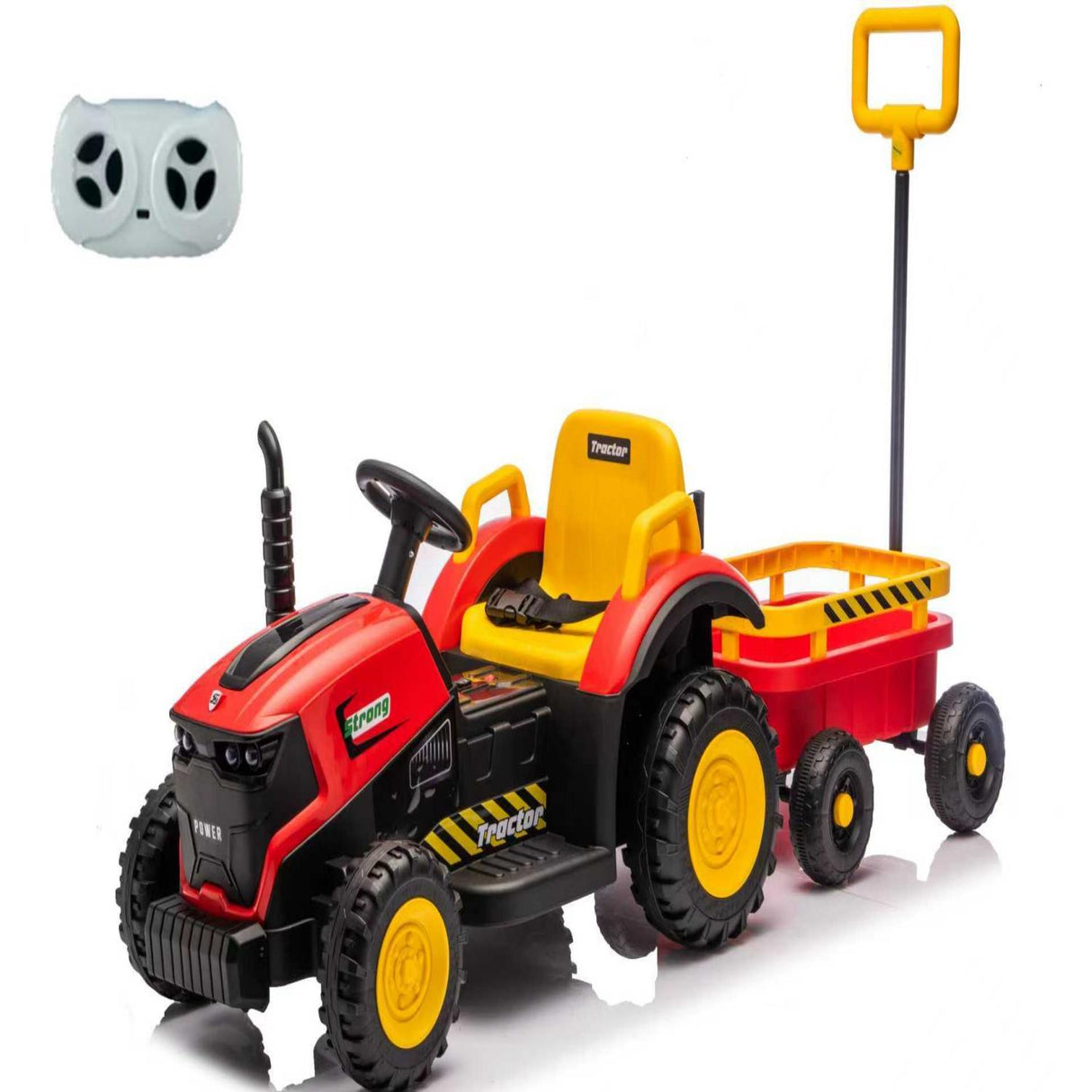 Kids Electric Ride-On Tractor With Trailer